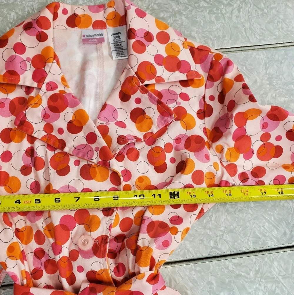 #062 No Boundaries Small Juniors Long Jacket - Picture 6 of 17